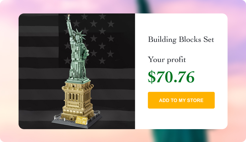 Statue of Liberty Building Blocks Set
