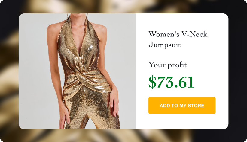 Women's V-Neck Jumpsuit