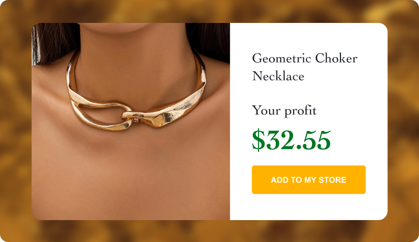 Geometric Choker Necklace