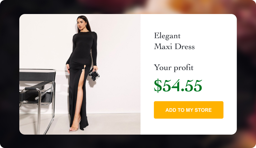 Thigh-High Split Maxi Dress