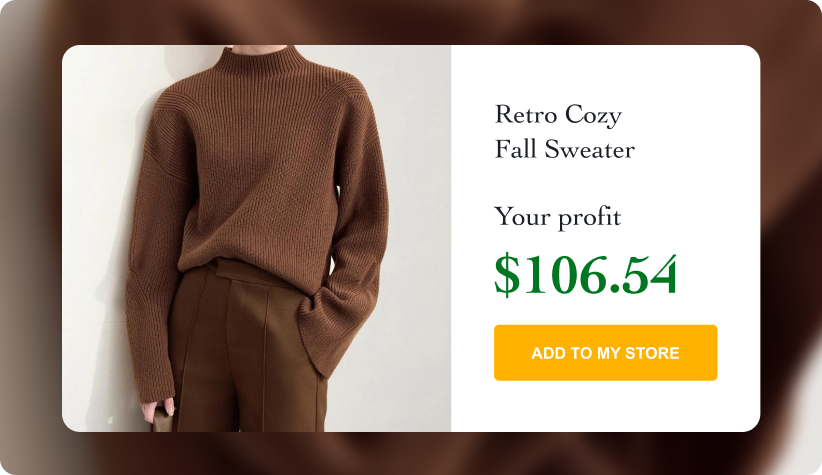 Retro Cozy Fall Sweater