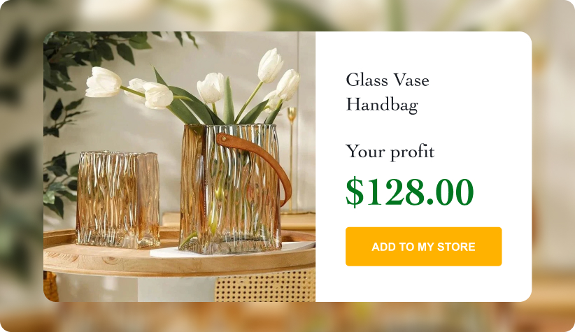 Glass Vase Handbag