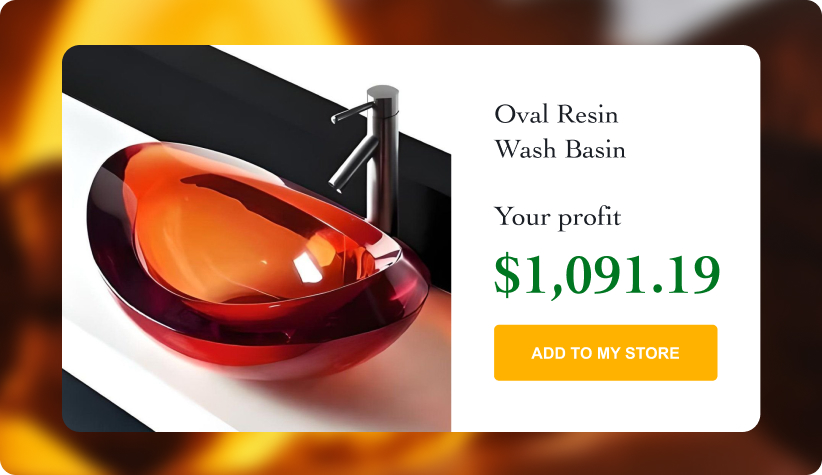 Oval Resin Wash Basin