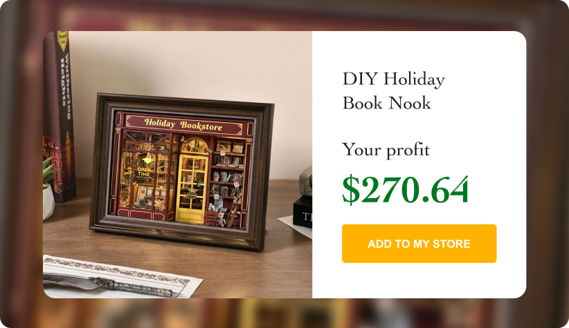 DIY Holiday Book Nook