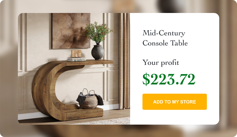 Mid-Century Console Table