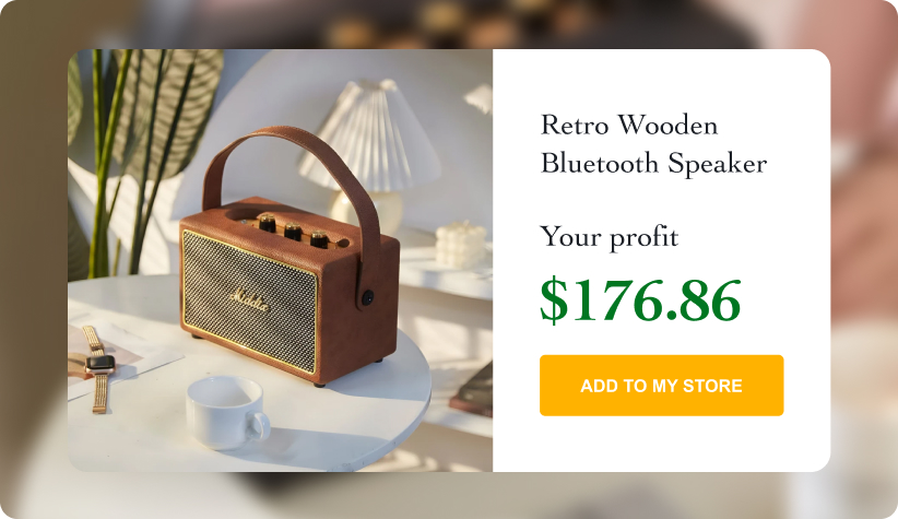 Retro Wooden Bluetooth Speaker