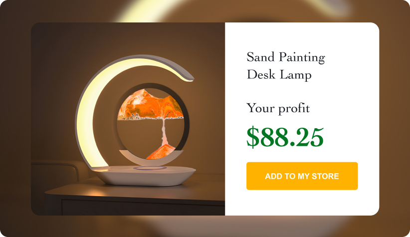 Sand Painting Desk Lamp