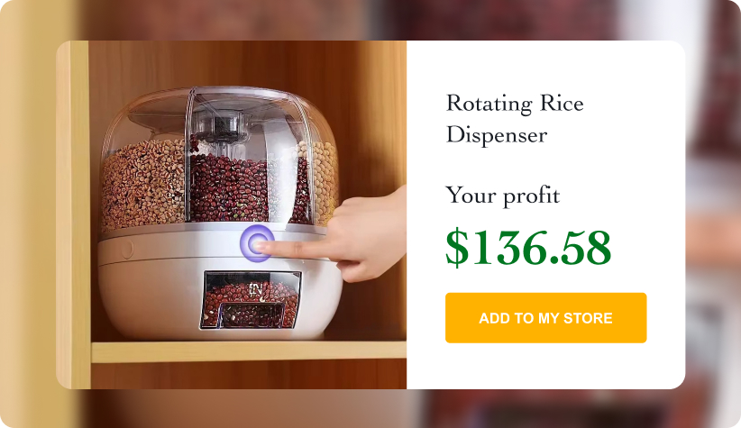 Rotating Rice Dispenser