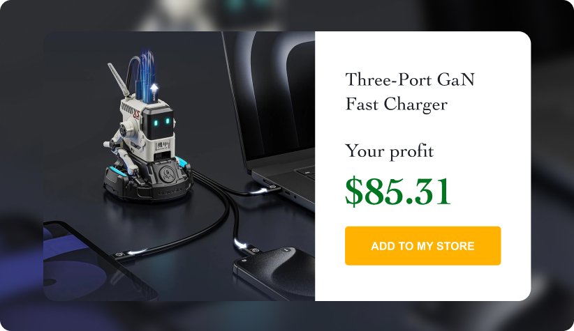 Three-Port GaN Fast Charger
